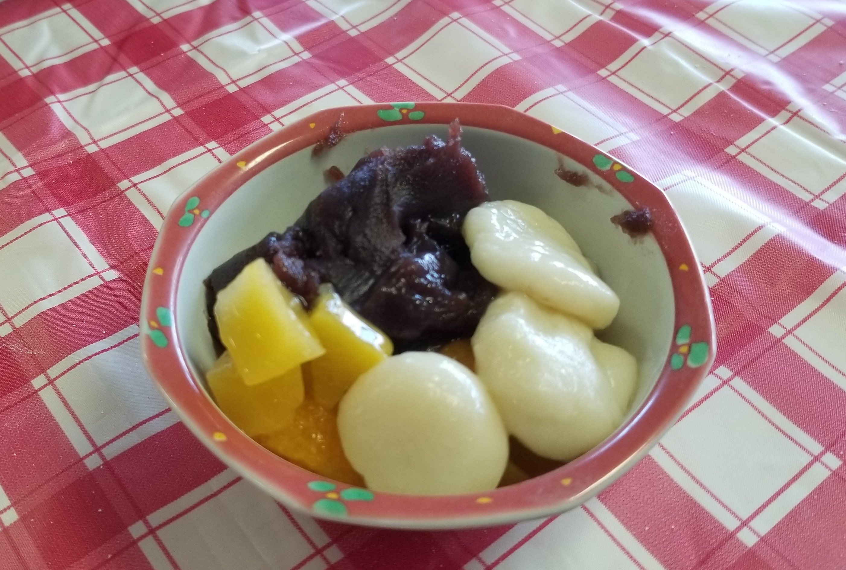 ↑ きれいな白玉ができました♪<br>