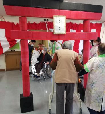 力作の鳥居！
