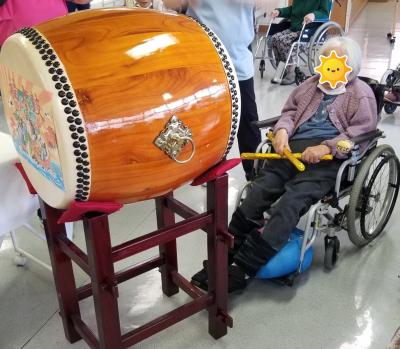 ぜひ、太鼓を叩いてみてね♪<br>